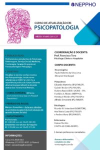 Inscrições Abertas: Curso de Atualização em Psicopatologia 2019