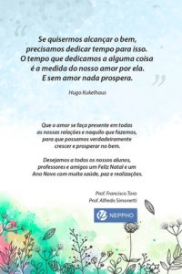 Desejamos a todos Boas Festas