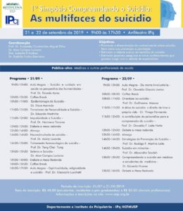 1º Simpósio Compreendendo o Suicídio