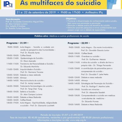 1º Simpósio Compreendendo o Suicídio