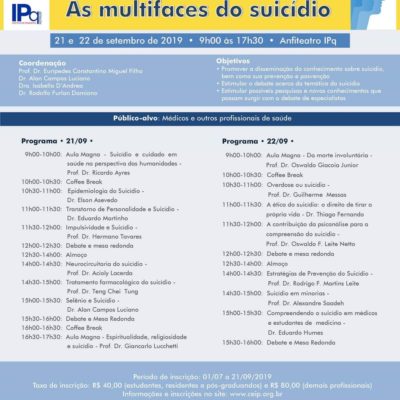 1º Simpósio Compreendendo o Suicídio