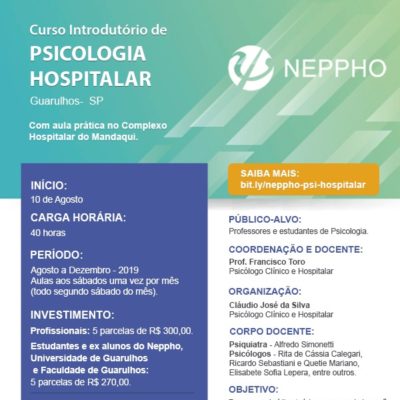 Curso Introdutório de Psicologia Hospitalar