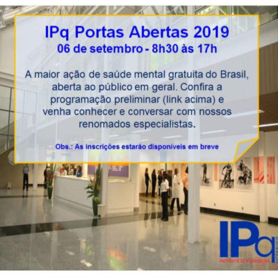 IPq Portas abertas 2019