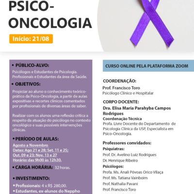 CURSO ONLINE – PSICO-ONCOLOGIA